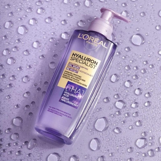 ژل شستشوی صورت لورآل Loreal مدل hyaluron specialist