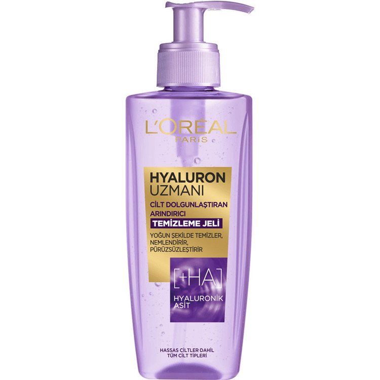 ژل شستشوی صورت لورآل Loreal مدل hyaluron specialist