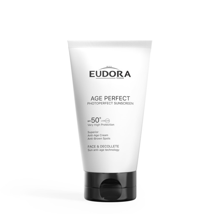 کرم ضد آفتاب بی رنگ ادورا مکس با SPF 50 سری Age Perfect حجم 40 میلی لیتر