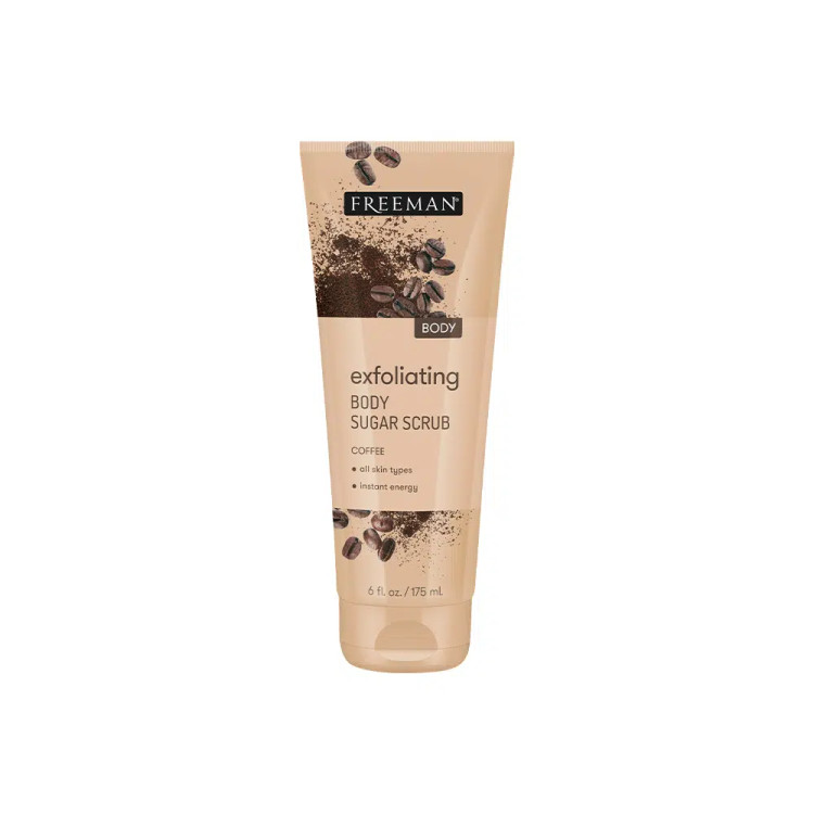 اسکراب بدن شکری عصاره قهوه فریمن Freeman Body Exfoliating Body Sugare Scrub Coffee 175ml