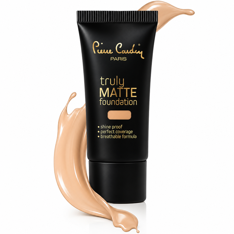 کرم پودر تیوپی پیرکاردین Pierre Cardin مدل ترولی مات Truly Matte حجم 30 میل