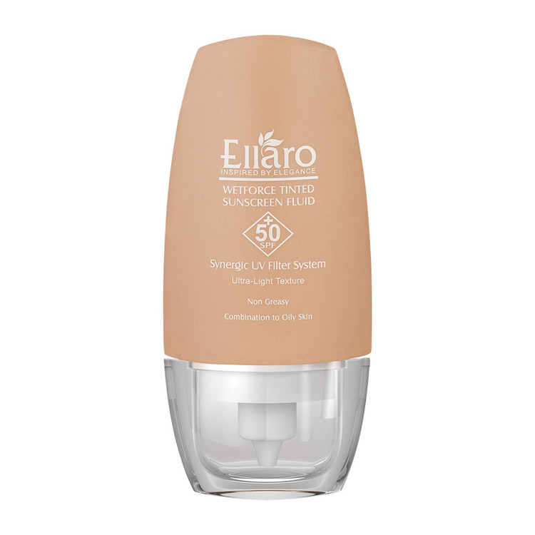 فلوئید ضد آفتاب رنگی الارو SPF50 مناسب پوست چرب حجم 50ml