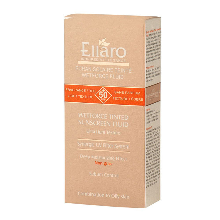 فلوئید ضد آفتاب رنگی الارو SPF50 مناسب پوست چرب حجم 50ml
