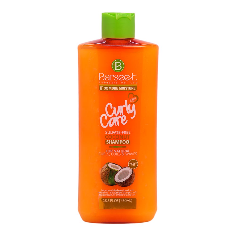 شامپو موهای فر بارسل Curly Care نارگیل بدون سولفات 450 میل