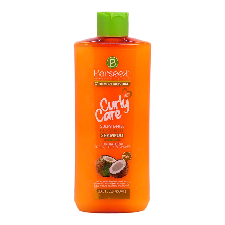 شامپو موهای فر بارسل Curly Care نارگیل بدون سولفات 450 میل